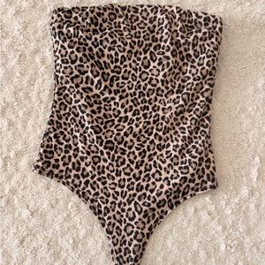 Leopard Print Bodysuit